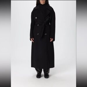 MaxMara 101801 Icon Coat in Black